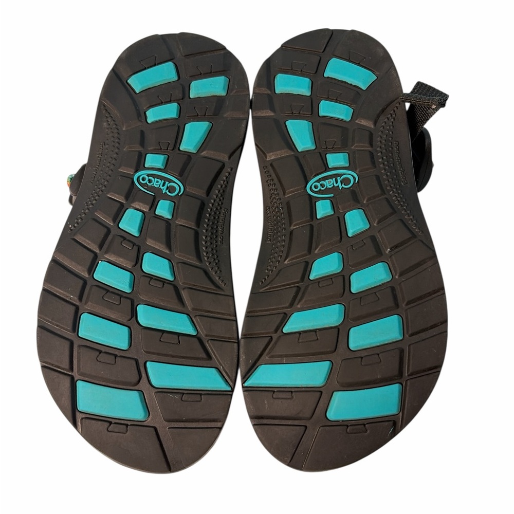 Chaco Ecotread Sandals Tie Dye Rainbow Multicolor JCH199812 Kids Youth Size 5 - Picture 4 of 8